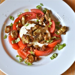 Eggplant Croutons