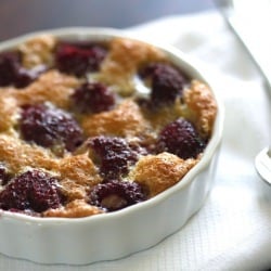 Raspberries Baked in Kogel-Mogel