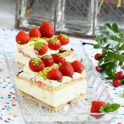 Strawberry Yogurt Cake