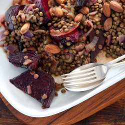 Roast Beet, Lentil & Balsamic Onion