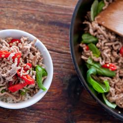 Stir fry of Chicken & Basil