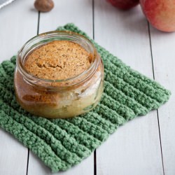 Mason Jar Peach Cobbler