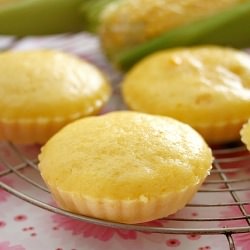 Sweet Corn Steamed Cake