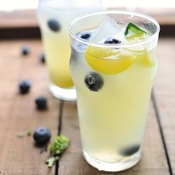 Blueberry Plum Boozy Lemonade