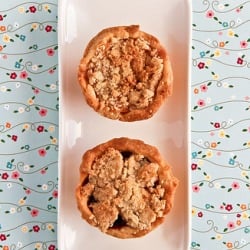Mini Apple Crumble Tarts