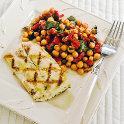 Grilled Mahi Mahi w/ Capers