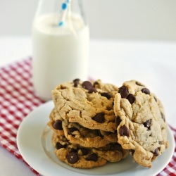 Peanut Butter-Chocolate Chip Cookie