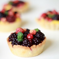 Orange Curd Berry Tartlets