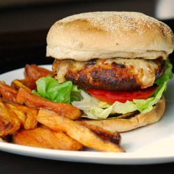 Chicken and Sun Dried Tomato Burger