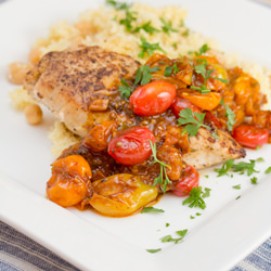 Chicken Breasts with Tomato-Herb