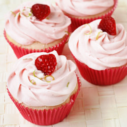 Strawberry Lime Cupcakes