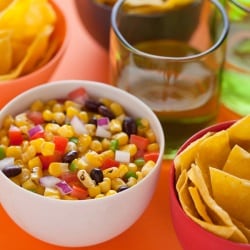 Grilled Corn Salsa