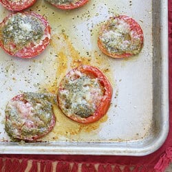 Tomatoes Roasted with Pesto