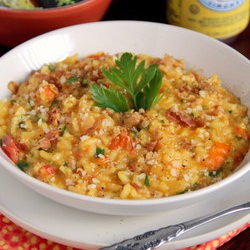 Saffron Risotto w/ Pancetta