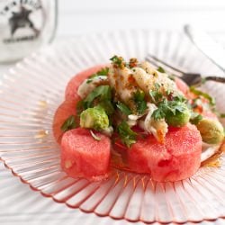 Crab, Watermelon & Avocado Salad