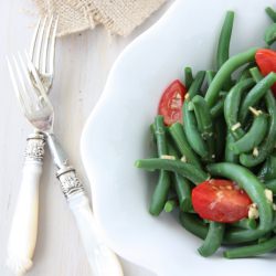 Green Bean Tomato Salad Sesame