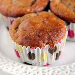 Zucchini Banana Flaxseed Muffins