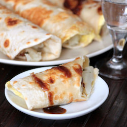 Potato Frankie or Murtabak