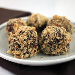 Hazelnut Praline Truffles