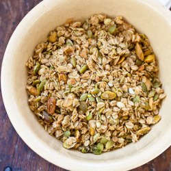 Olive Oil Granola with Pistachios