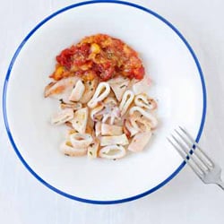Grilled Squids with Chutney