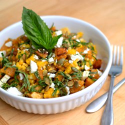 Roasted Butternut & Corn Salad