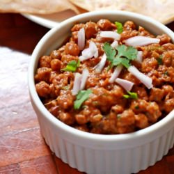 Spicy Black Chick Peas
