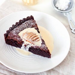 Chocolate and Pear Tart