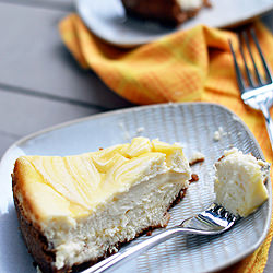 Marbled Lemon Cheesecake