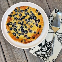 Lemon Blueberry Clafoutis