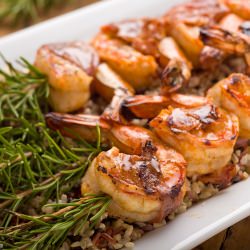 Shrimp w/ Prosciutto, Rosemary