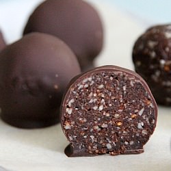 No-Bake Brownie Bites