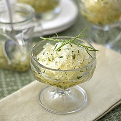 Apple Tarragon Granita