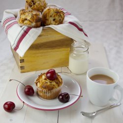 Cherry and Almond Muffins