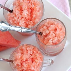 Watermelon, Ginger & Lime Granita
