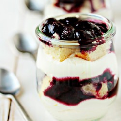 Blueberry Trifles with Mascarpone