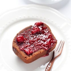 Chocolate Cake with Raspberry Jam