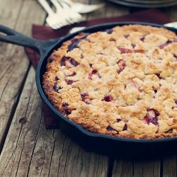 Peach and Blackberry Cobbler
