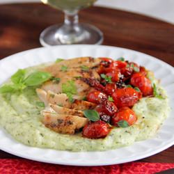 Chicken with Tomato-Herb Sauce