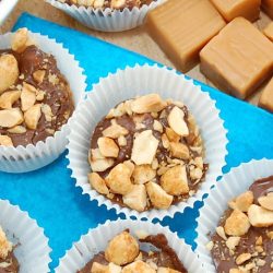 Chocolate Caramel Peanut Bites