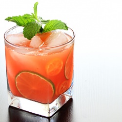 Strawberry and Kumquat Caipirinha