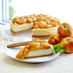 Peaches & Cream Flan