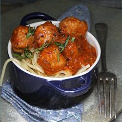 Tender Meatballs in Rich Tomato Sauce