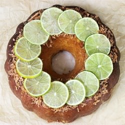 Coconut Lime Pound Cake