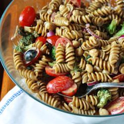 Balsamic Basil Vinaigrette Pasta