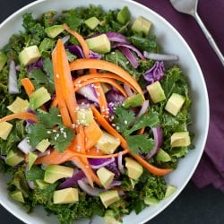 Asian Raw Kale Salad