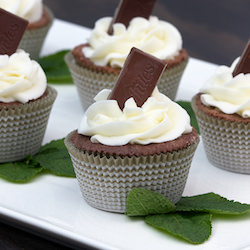 Mint Chocolate Chip Cupcakes