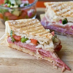 Salami, Prosciutto Provolone Panini