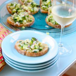 Zucchini Bruschetta