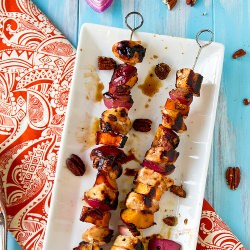 Honey-Glazed Chicken Skewers